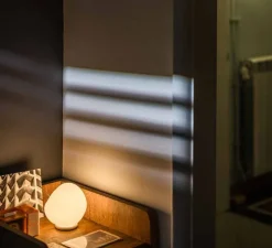 Lampe à poser, Hoba Piccola, blanc, L13cm, H12cm - Foscarini