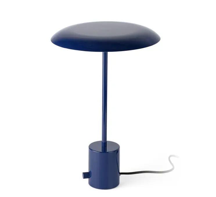 Lampe à poser, Hoshi, bleu, LED, dim, 2700K, 782 lm, Ø26cm, H40cm - Faro