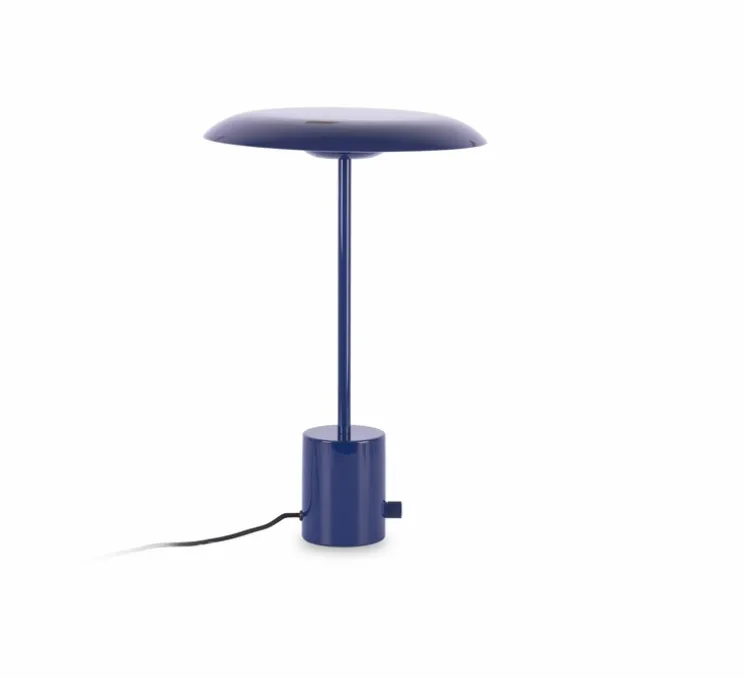 Lampe à poser, Hoshi, bleu, LED, dim, 2700K, 782 lm, Ø26cm, H40cm - Faro
