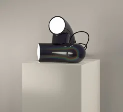 Lampe à poser, Hyphen Double, Noir chromatique, L32cm, H25cm, 3000K, 2000lm - Darmes