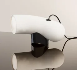 Lampe à poser, Hyphen Simple, Porcelaine naturelle, L11cm, H15cm, 3000K, 1000lm - Darmes