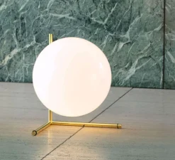 Lampe à poser, IC T3 10 Anniversary, or, L45cm, H52,4cm - Flos