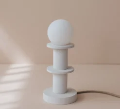 Lampe à poser, Idoia 2, blanc, Ø12,5cm, H21cm - Zuri