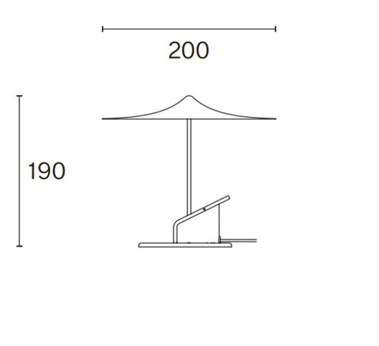 Lampe à poser, Ile, rouge coquelicot, LED, 2700K, 690lm, Ø20cm, H19cm - Wastberg