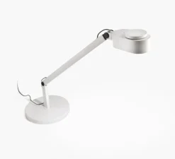 Lampe à poser, Inviting, blanc mat, LED, dim, 2700K-4800K, 410 lm, L22cm, H86cm - Faro