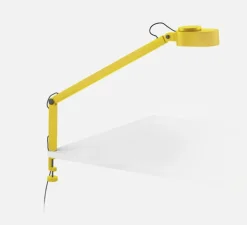 Lampe à poser, Inviting, jaune, LED, dim, 2700K, 410 lm, L22cm, H86cm - Faro