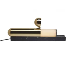 Lampe à poser, ISP table, noir et or, LED, 2700k, L55,5cm, H12cm - Dcw editions