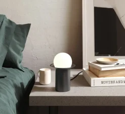 Lampe à poser, Janed, graphite satiné, Ø12cm, H16,8cm - CVL