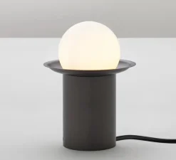 Lampe à poser, Janed, graphite satiné, Ø12cm, H16,8cm - CVL