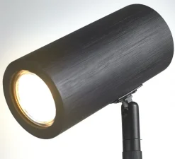 Lampe à poser, Java, noir, Ø18cm, H47cm - Good&Mojo