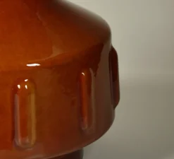 Lampe à poser, Jimmy L, brun et beige, Ø32cm, H83cm - Market Set