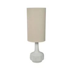 Lampe à poser, Jimmy XL, blanc, Ø36cm, H121cm - Market Set
