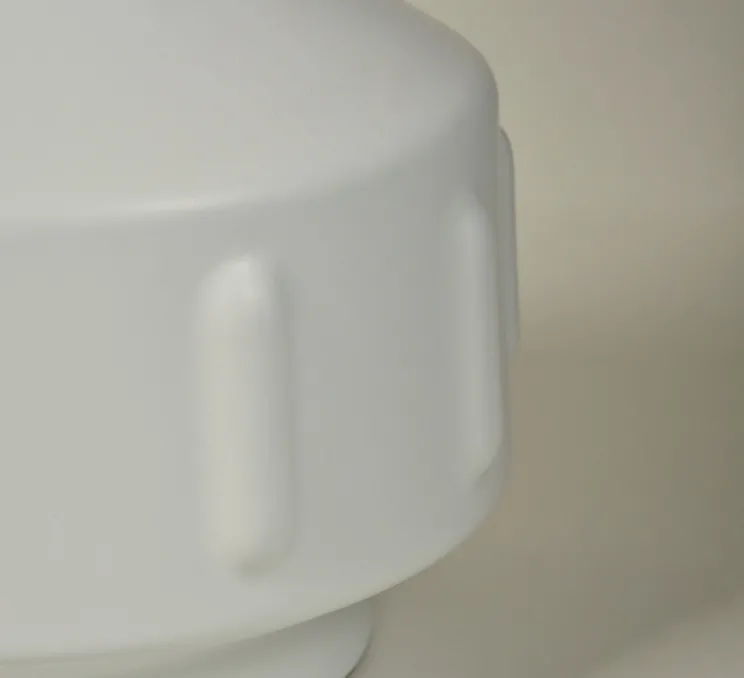 Lampe à poser, Jimmy XL, blanc, Ø36cm, H121cm - Market Set