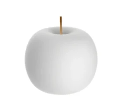Lampe à poser, Kushi 33, blanc et laiton, Ø33cm, H32cm - KDLN