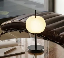 Lampe à poser, Kushi 10th, noir, LED, dim tunable white, 1800-3000K, 840 lm, Ø16cm, H32cm - KDLN