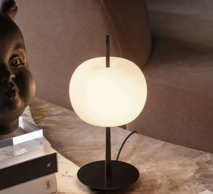 Lampe à poser, Kushi 10th, noir, LED, dim tunable white, 1800-3000K, 840 lm, Ø16cm, H32cm - KDLN