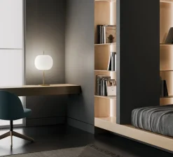 Lampe à poser, Kushi XL, laiton, Ø33cm, H61cm - KDLN