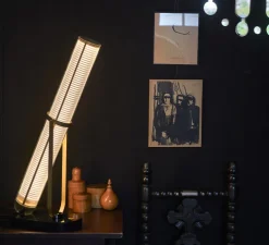 Lampe à poser, La Lampe Frechin, marbre noir et verre, LED, 2700K, 1240lm, L25cm, H62,5cm - DCW éditions Paris