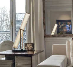 Lampe à poser, La Lampe Frechin, marbre noir et verre, LED, 2700K, 1240lm, L25cm, H62,5cm - DCW éditions Paris