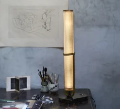 Lampe à poser, La Lampe Frechin, marbre noir et verre, LED, 2700K, 1240lm, L25cm, H62,5cm - DCW éditions Paris