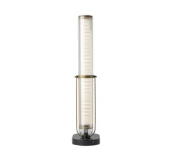 Lampe à poser, La Lampe Frechin, marbre noir et verre, LED, 2700K, 1240lm, L25cm, H62,5cm - DCW éditions Paris