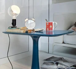 Lampe à poser, Lampadina, noir, LED, 2700K, 200lm, Ø12,5cm, H24cm - Flos