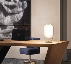 Lampe à poser, LANNA, laiton, Ø22cm, H40cm - KDLN