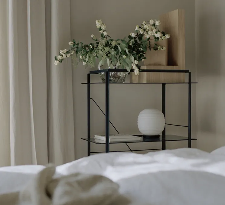 Lampe à poser, Lantern Small, blanc, Ø20cm, H22cm - New Works