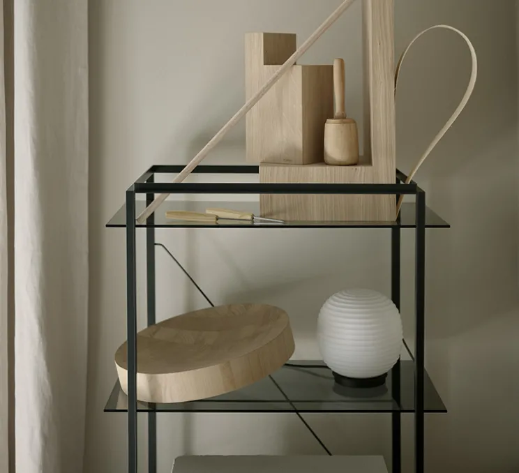 Lampe à poser, Lantern Small, blanc, Ø20cm, H22cm - New Works