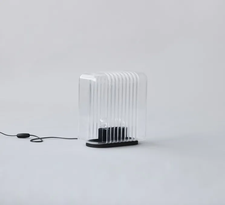 Lampe à poser, Lari, transparent, L35cm, H35cm - Karakter