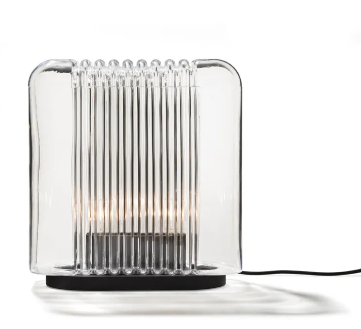 Lampe à poser, Lari, transparent, L35cm, H35cm - Karakter