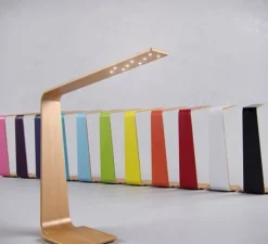 Lampe à poser, LED1, noyer, 2700K, H30cm - TUNTO