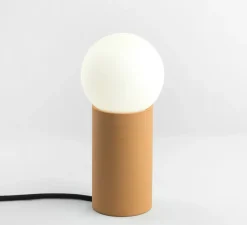 Lampe à poser, Lena, ambre jaune, Ø7cm, H12,5cm - Plato Design