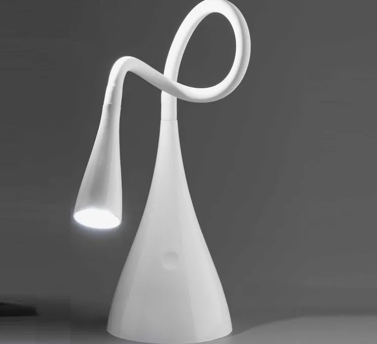 Lampe à poser, Lena, blanc, LED, 4000k, 300lm, L11,5cm, H22cm - Faro