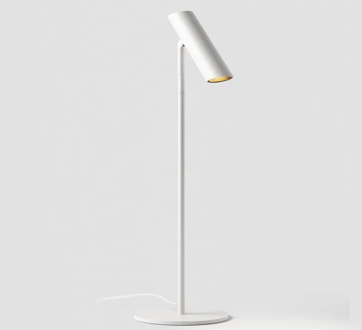 Lampe à poser, Leo, blanc, LED, 2700K, 299 lm, Ø15cm, H48,5cm - Faro