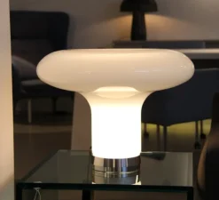 Lampe à poser, Lesbo, blanc fumé, Ø52cm, H37cm - Artemide
