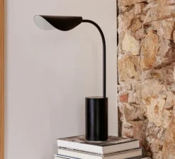 Lampe à poser, Liggera, noir, L10cm, H55,75cm - Faro