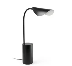Lampe à poser, Liggera, noir, L10cm, H55,75cm - Faro