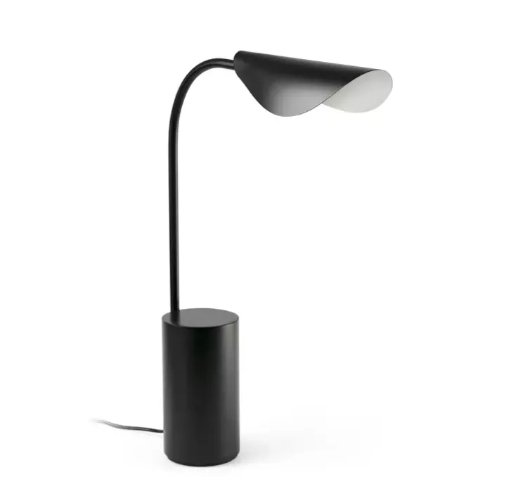 Lampe à poser, Liggera, noir, L10cm, H55,75cm - Faro