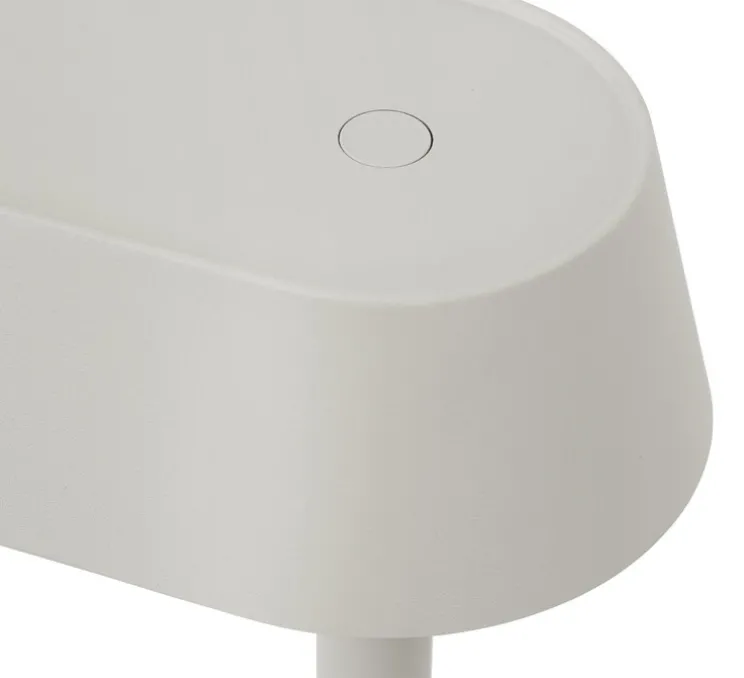 Lampe à poser, LINEAR MOUNTED, gris, LED, 3000K, 242lm, L23,2cm, H36,5cm - Muuto