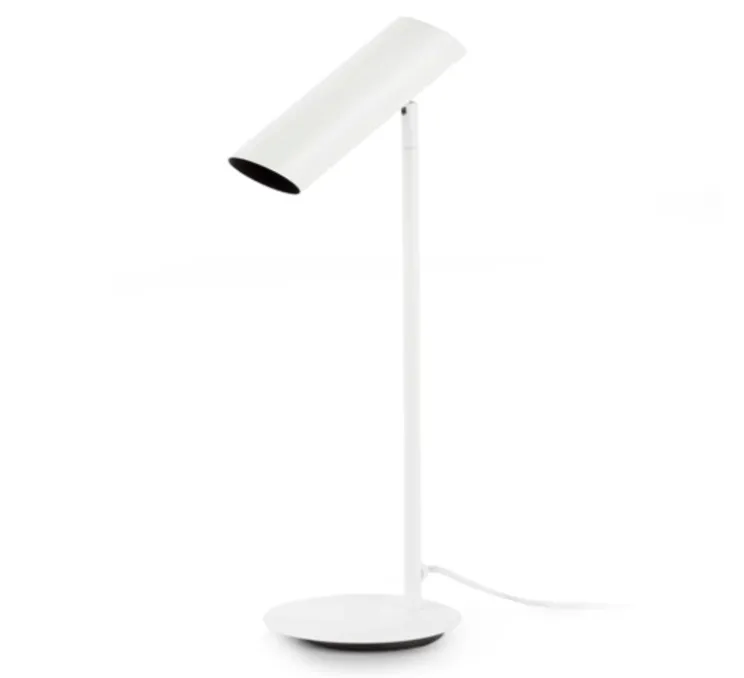Lampe à poser, Link, blanc, LED, 450lm, 2700k, H46cm, Ø15cm - Faro