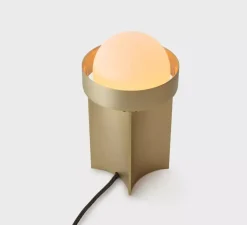 Lampe à poser, Loop, laiton, Ø12,5cm, H22cm - Tala