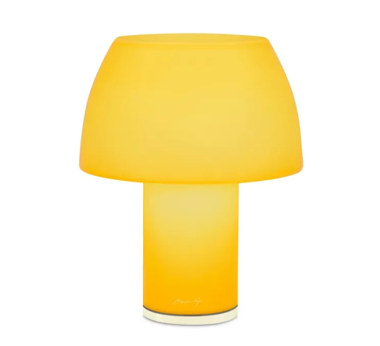 Lampe à poser, Lorosae, réédition d'Alavaro Siza, jaune sorrento, IP54, LED, dim, 2700K, 380 lm, Ø20cm, H25cm - Nemo Lighting