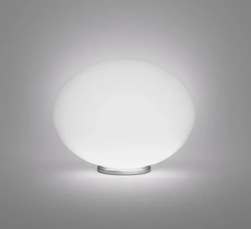 Lampe à poser, Lucciola LT G, blanc mat, nickel satiné, Lcm, H36cm - Vistosi