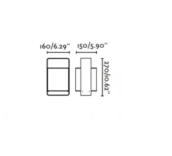 Lampe à poser, Lula, blanc, H27cm - FARO