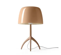 Lampe à poser, Lumiere Grande Nuances, cipria, rose, Ø26cm, H45cm - Foscarini