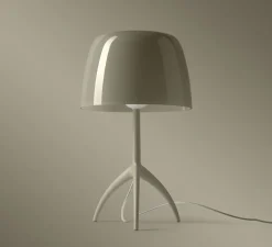 Lampe à poser, Lumiere Piccola Nuances, creta, vert, Ø20cm, H35cm - Foscarini