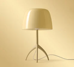 Lampe à poser, Lumiere Piccola Nuances, sahara, jaune, Ø20cm, H35cm - Foscarini