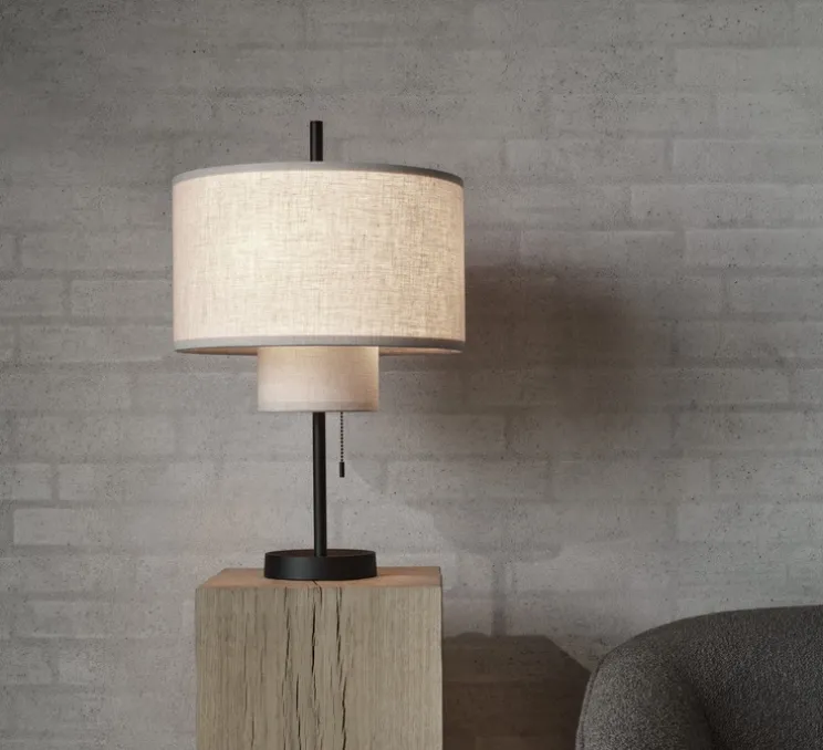 Lampe à poser, Margin, beige, Ø36cm, H56,5cm - New Works