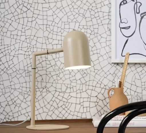 Lampe à poser, Marseille, sable, L30cm, H45,5cm - It's About Romi